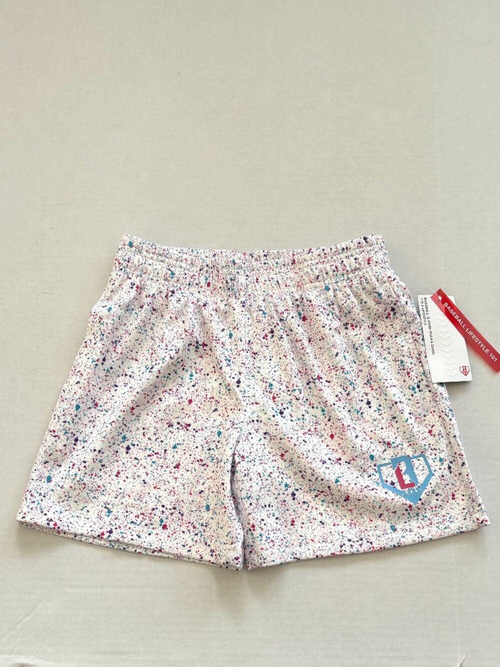 Baseball Lifestyle 101 Boys' Splatter Shorts